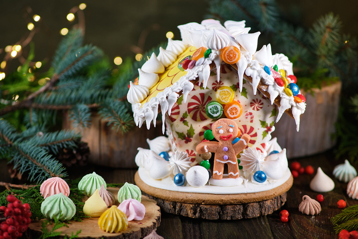 Пряничный дом Премиум Сладости 1шт 1300гр 0