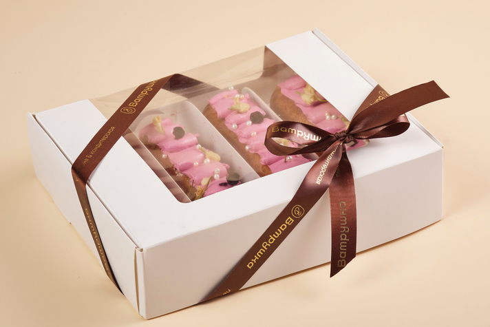 Эклеры праздничный набор 4шт 200гр 0