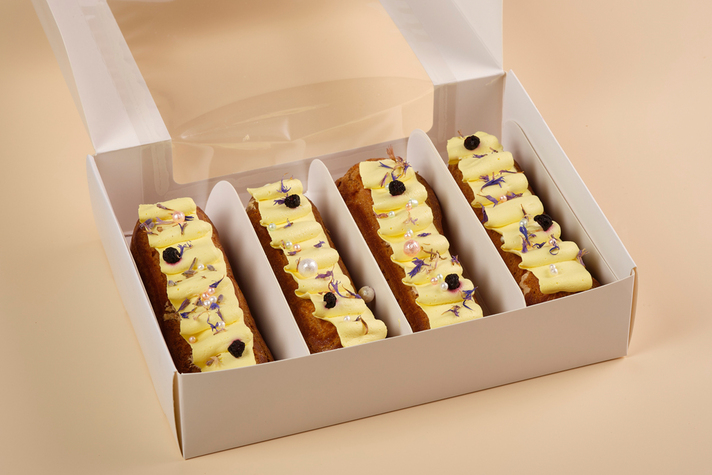 Эклеры праздничный набор 4шт 200гр 2