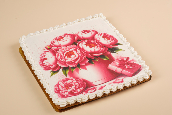 Пряничная открытка большая 1шт 450гр 1