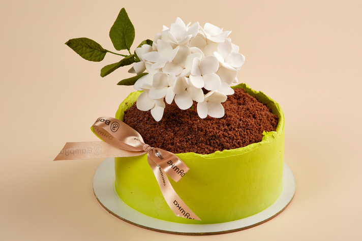 Торт Праздничный с цветком 800гр 5 - фудмаркет «Ватрушка» Торт Праздничный с цветком 800гр 5