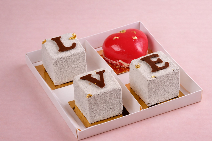 Пирожное набор Любовь 4шт 390гр 0