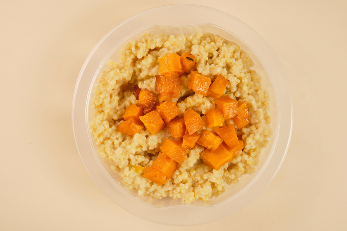 Каша пшенная на миндальном молоке с карамельной тыквой 250гр 0 - фудмаркет «Ватрушка» Каша пшенная на миндальном молоке с карамельной тыквой 250гр 0