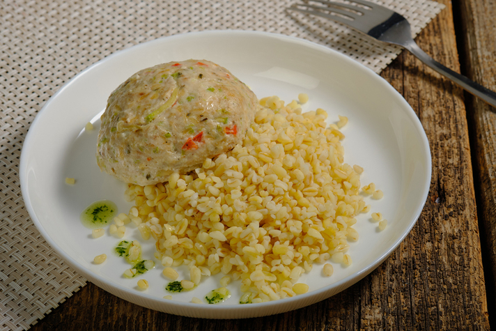 Kotlety kurinye s ovoshchami i bulgurom 250gr 0