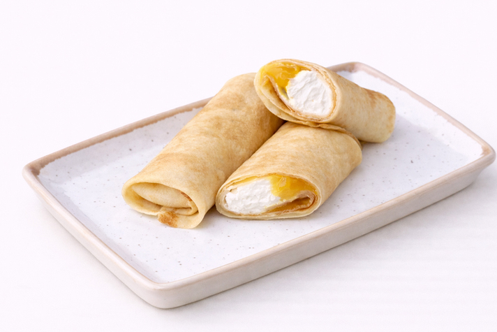 Блинчик с маскарпоне и пюре манго 2шт/200гр 0