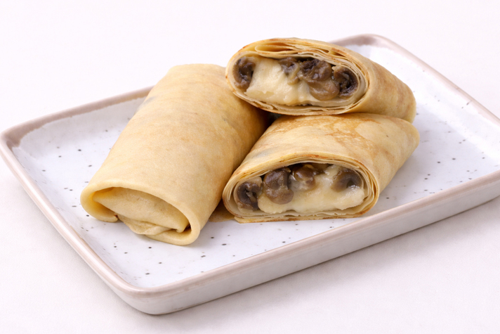 Блинчик с картофельным пюре и грибами 2шт/200гр 0