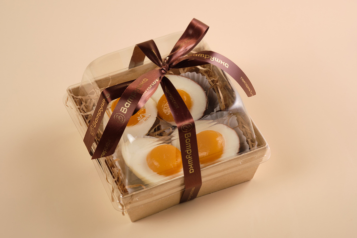 Пирожное набор Яйцо 4шт 120гр 0 - фудмаркет «Ватрушка» Пирожное набор Яйцо 4шт 120гр 0