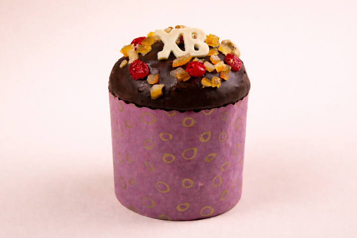 Кулич Шоколадный 1шт 270гр 0