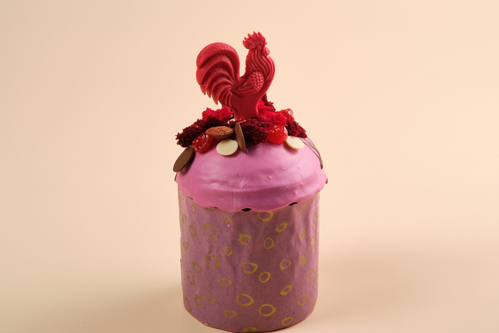 Кулич с шоколадом и вишней 1шт 250гр 2