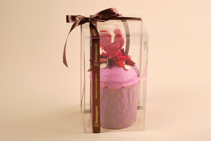 Кулич с шоколадом и вишней 1шт 250гр 3