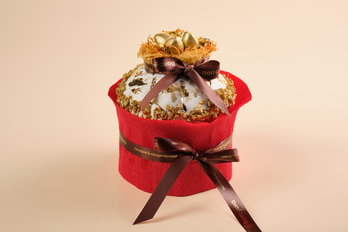 Кулич Премиум Золото 1шт 500гр 0 - фудмаркет «Ватрушка» Кулич Премиум Золото 1шт 500гр 0