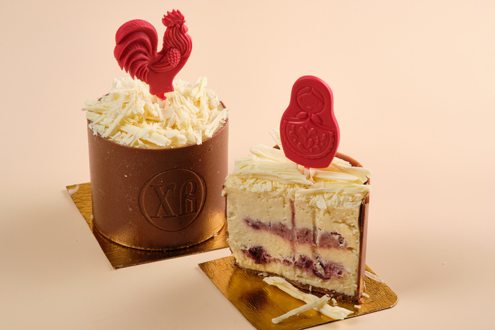 Пасха Творожно-ягодная в шоколадном корпусе 600гр 0