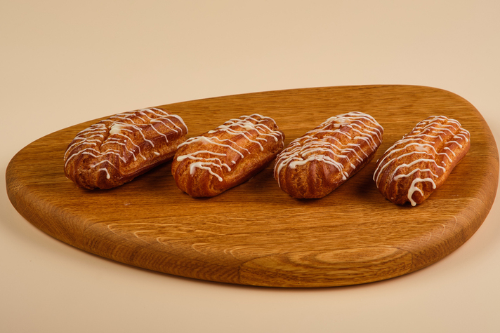 Эклеры пальчики со сгущенкой набор 4шт/100гр 0 - фудмаркет «Ватрушка» Эклеры пальчики со сгущенкой набор 4шт/100гр 0