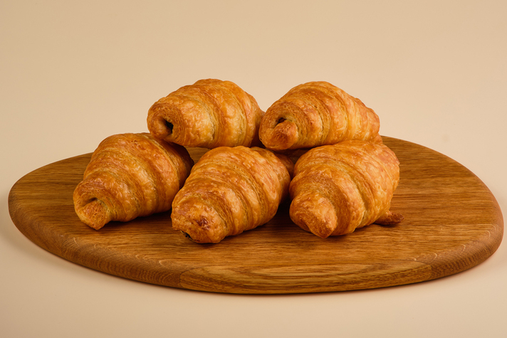 Мини круассан с шоколадной начинкой 5шт/200гр 0 - фудмаркет «Ватрушка» Мини круассан с шоколадной начинкой 5шт/200гр 0