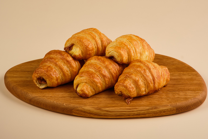 Круассан со сгущеным вареным молоком 5шт/200гр 0 - фудмаркет «Ватрушка» Круассан со сгущеным вареным молоком 5шт/200гр 0