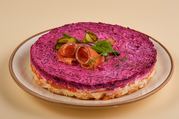 Семга под шубой 700гр 0 - фудмаркет «Ватрушка» Семга под шубой 700гр 0