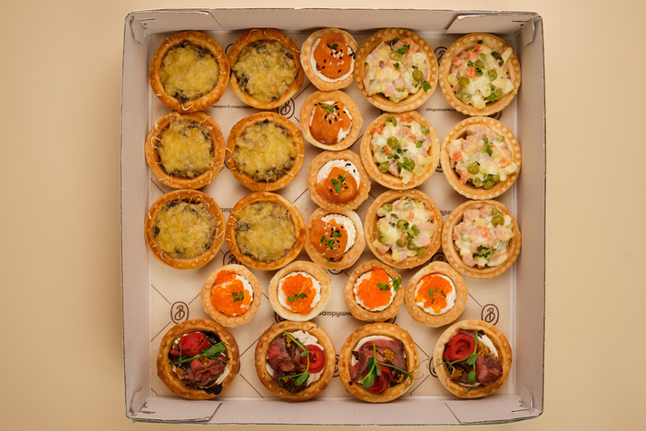 Сет тарталеток 24шт/960гр 0 - фудмаркет «Ватрушка» Сет тарталеток 24шт/960гр 0