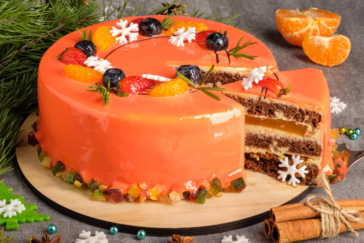 Торт Бенто Пряный мандарин 1шт 650гр 0 - фудмаркет «Ватрушка» Торт Бенто Пряный мандарин 1шт 650гр 0