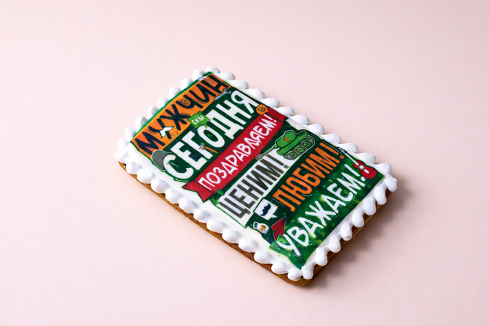 Пряник открытка 1шт 100гр 2