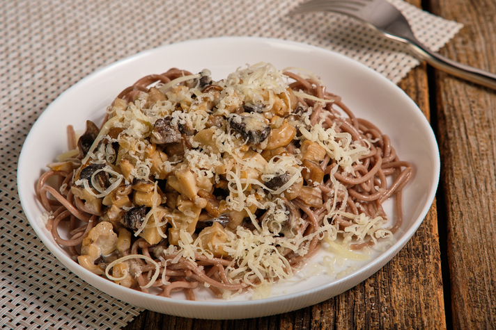 Soba s gribami v syrnom souse 300gr 0