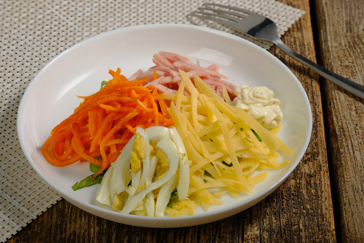 Salat s vetchinoj i morkov&#039;yu po-korejski 220gr 0