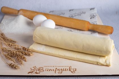 Тесто Слоено-бездрожжевое 750гр - фудмаркет «Ватрушка» Тесто Слоено-бездрожжевое 750гр