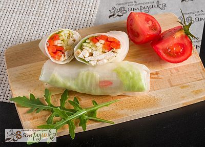 Чикен спрингролл куриный 150гр - фудмаркет «Ватрушка» Чикен спрингролл куриный 150гр