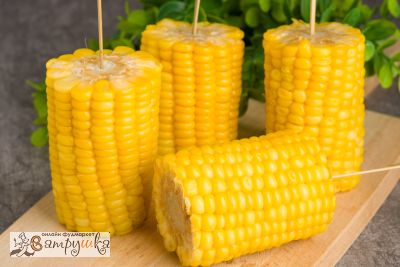 Молочная кукуруза на шпажках 4шт/580гр - фудмаркет «Ватрушка» Молочная кукуруза на шпажках 4шт/580гр