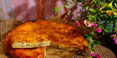 Осетинский пирог с сыром и зеленью 510гр