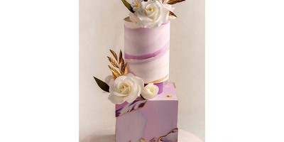 Торт Свадебный Акварель с цветами от 1700р до 2200р за 1кг
