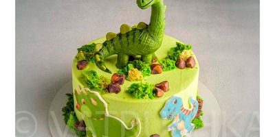 Торт Веселый динозавр от 1300р до 2000р за 1кг