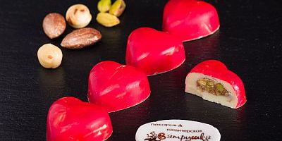 Конфеты Сердце шоколадное  набор 5шт