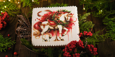 Пряник Открытка 1шт 450гр Лошадка