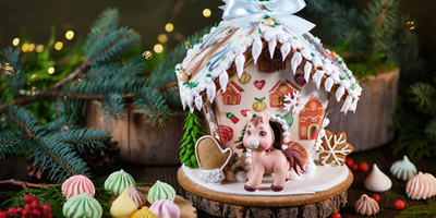 Пряничный дом Премиум Год Лошади 1шт 1300гр