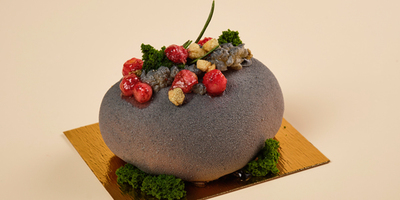 Пирожное Камень с земляникой 110гр