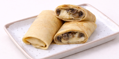 Блинчик с картофельным пюре и грибами 2шт/200гр