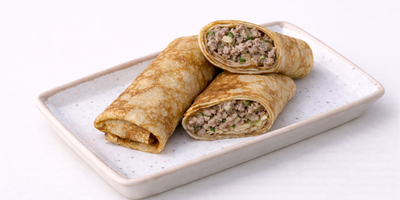 Блинчик с куриной печенью, яйцом и зеленым луком 2шт/200гр