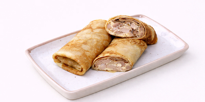 Блинчик с запечённым цыпленком и сыром 2шт/200гр