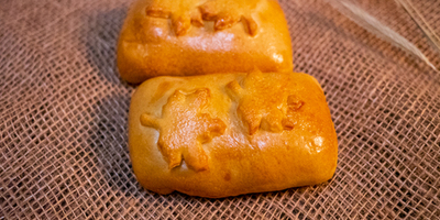 Пирожок постный с картофелем и луком 2шт/200гр