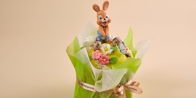 Кулич Премиум Зайка 1шт 500гр - фудмаркет «Ватрушка» Кулич Премиум Зайка 1шт 500гр