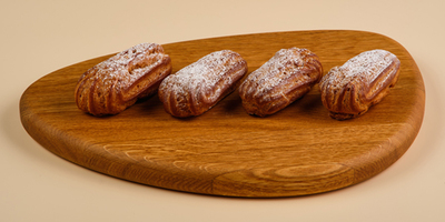 Эклеры пальчики с заварным кремом набор 4шт/100гр - фудмаркет «Ватрушка» Эклеры пальчики с заварным кремом набор 4шт/100гр