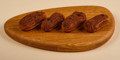 Эклеры пальчики с шоколадным кремом набор 4шт/100гр - фудмаркет «Ватрушка» Эклеры пальчики с шоколадным кремом набор 4шт/100гр