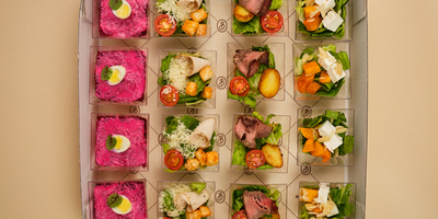 Сет мини салатов 16шт/1600гр