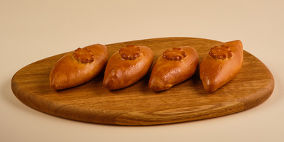 Мини-пирожки капуста-грибы 4шт/200гр - фудмаркет «Ватрушка» Мини-пирожки капуста-грибы 4шт/200гр