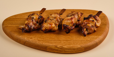 Брошет из цыпленка 4шт/180гр - фудмаркет «Ватрушка» Брошет из цыпленка 4шт/180гр